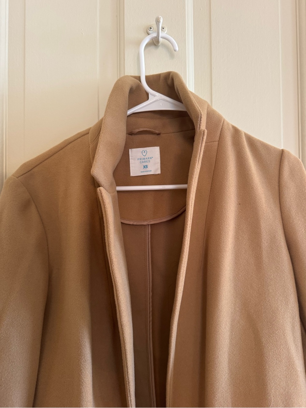 Primark Tan Open-Front Trench Coat